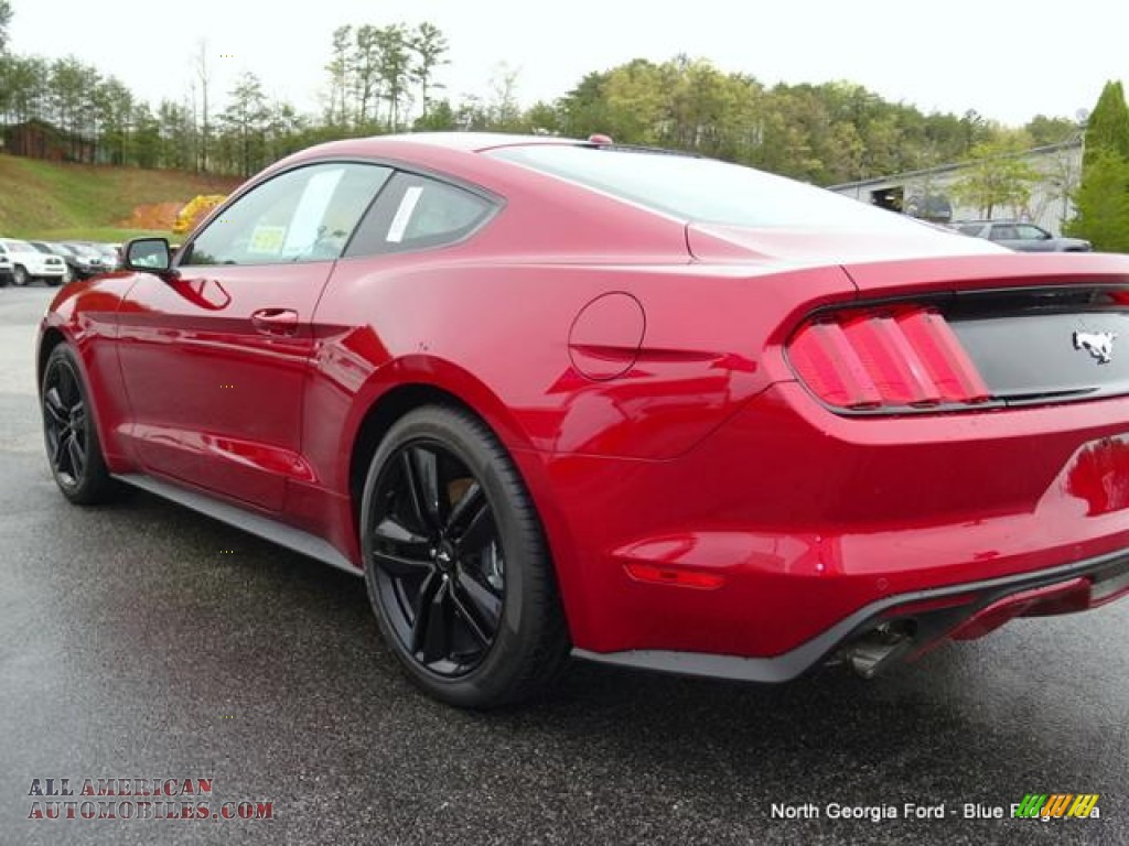 2015 Mustang EcoBoost Premium Coupe - Ruby Red Metallic / Red Line Recaro Sport Seats photo #32