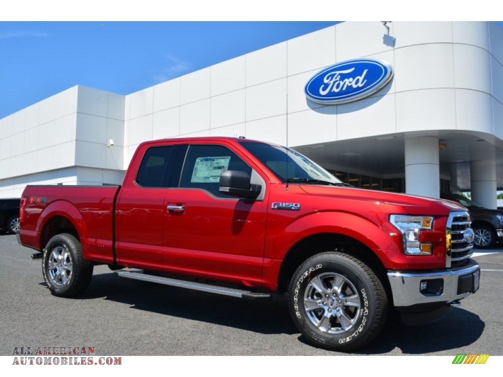 2015 Ford F150 XLT SuperCab 4x4 in Ruby Red Metallic ...