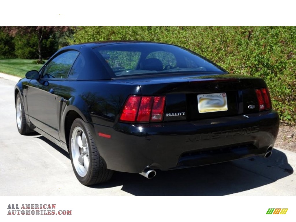 2001 Mustang Bullitt Coupe - Black / Dark Charcoal photo #14