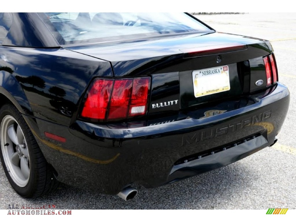 2001 Mustang Bullitt Coupe - Black / Dark Charcoal photo #15
