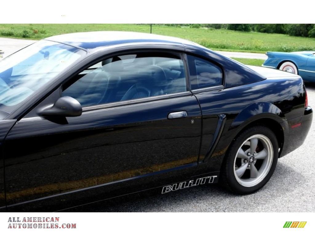 2001 Mustang Bullitt Coupe - Black / Dark Charcoal photo #16