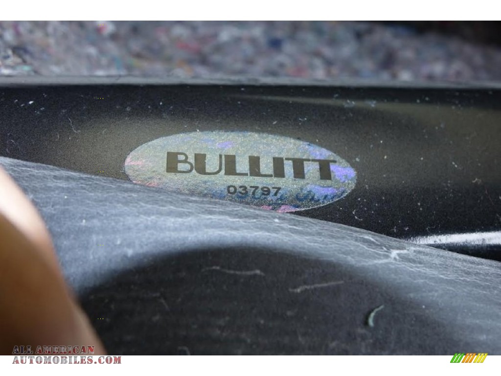 2001 Mustang Bullitt Coupe - Black / Dark Charcoal photo #26