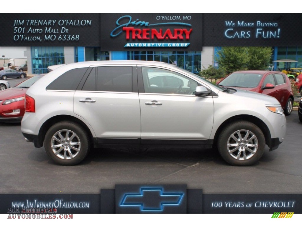 Ingot Silver / Charcoal Black Ford Edge Limited