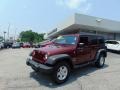 Jeep Wrangler Unlimited Sport 4x4 Red Rock Crystal Pearl photo #7