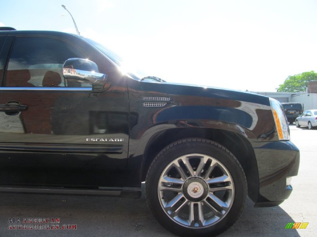 2013 Escalade Premium AWD - Black Ice Metallic / Ebony photo #11