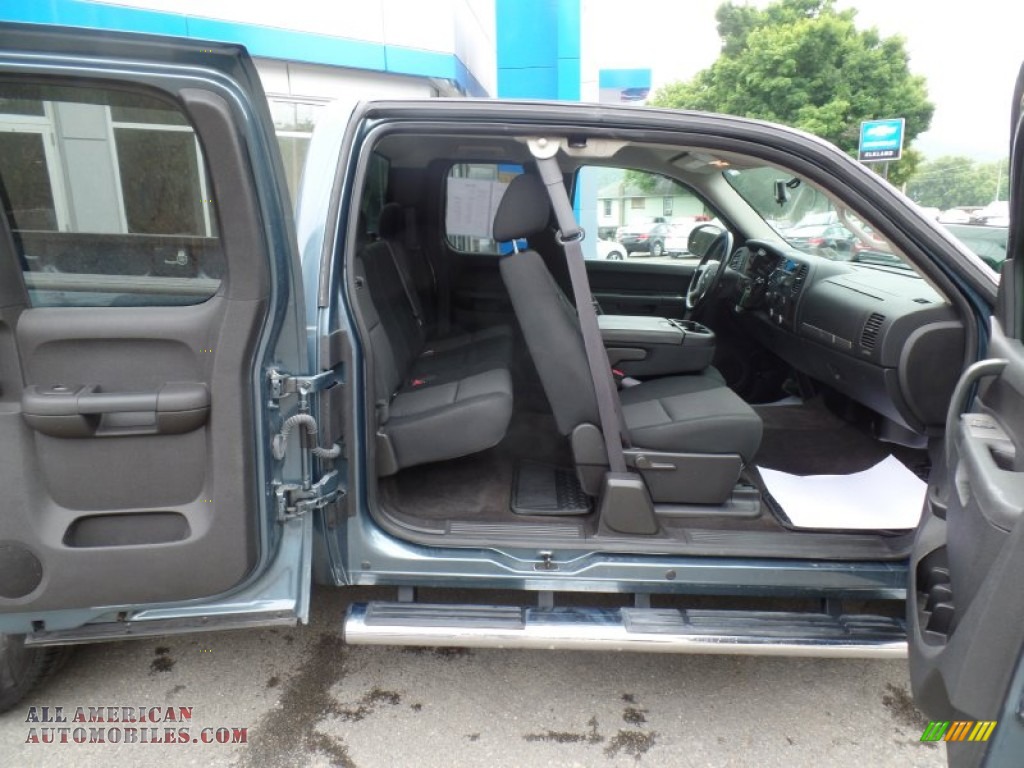 2013 Silverado 1500 LT Extended Cab 4x4 - Blue Granite Metallic / Ebony photo #46