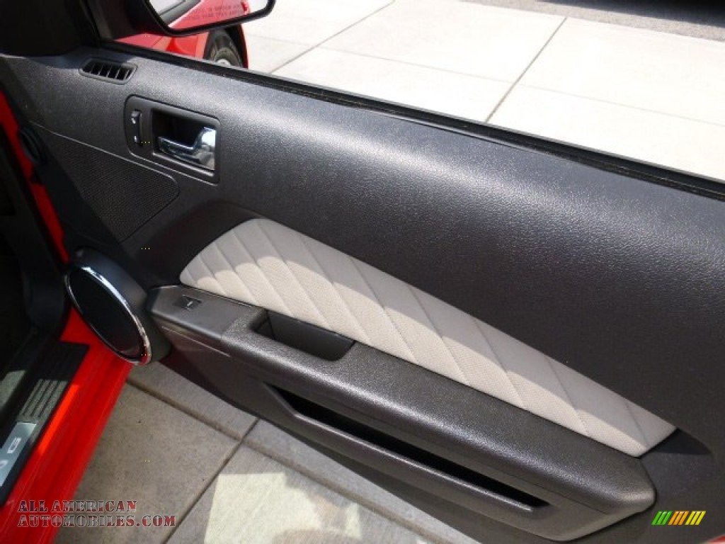 2014 Mustang V6 Premium Convertible - Race Red / Medium Stone photo #13