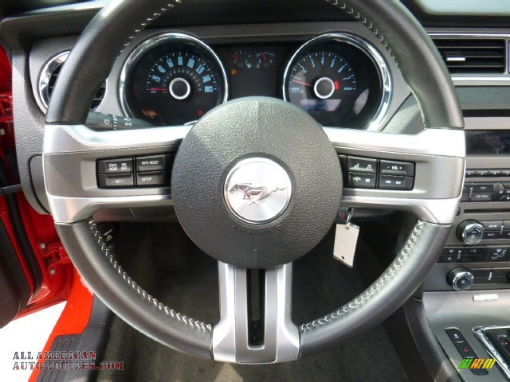 2014 Mustang V6 Convertible - Race Red / Charcoal Black photo #21