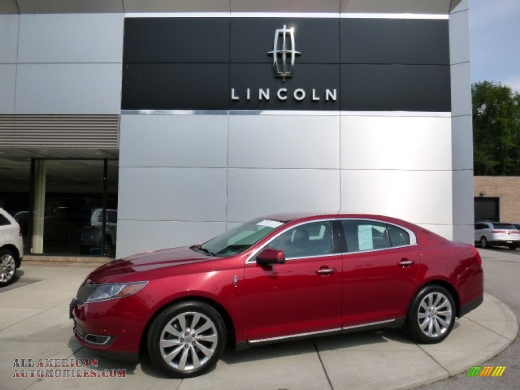Ruby Red / Charcoal Black Lincoln MKS AWD