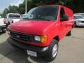Ford E Series Van E250 Commercial Vermillion Red photo #2