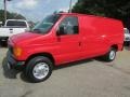 Ford E Series Van E250 Commercial Vermillion Red photo #3