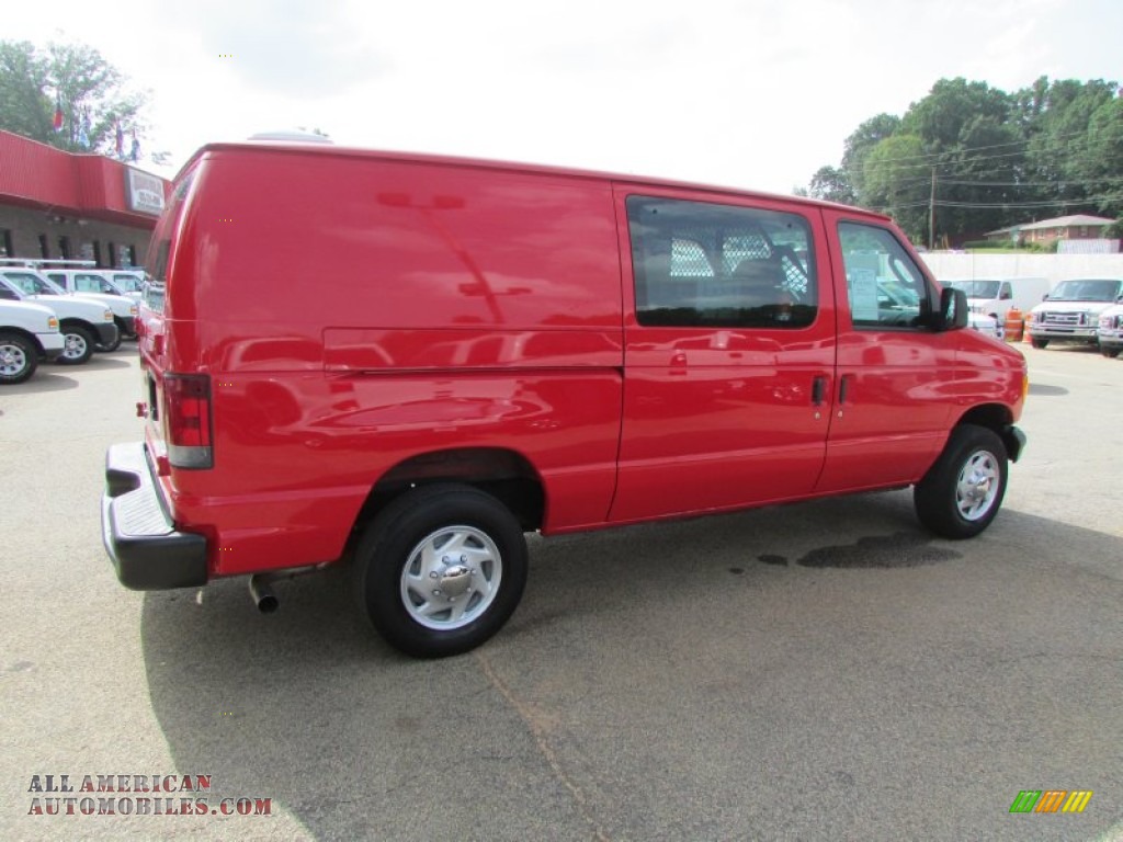 2006 E Series Van E250 Commercial - Vermillion Red / Medium Flint Grey photo #9