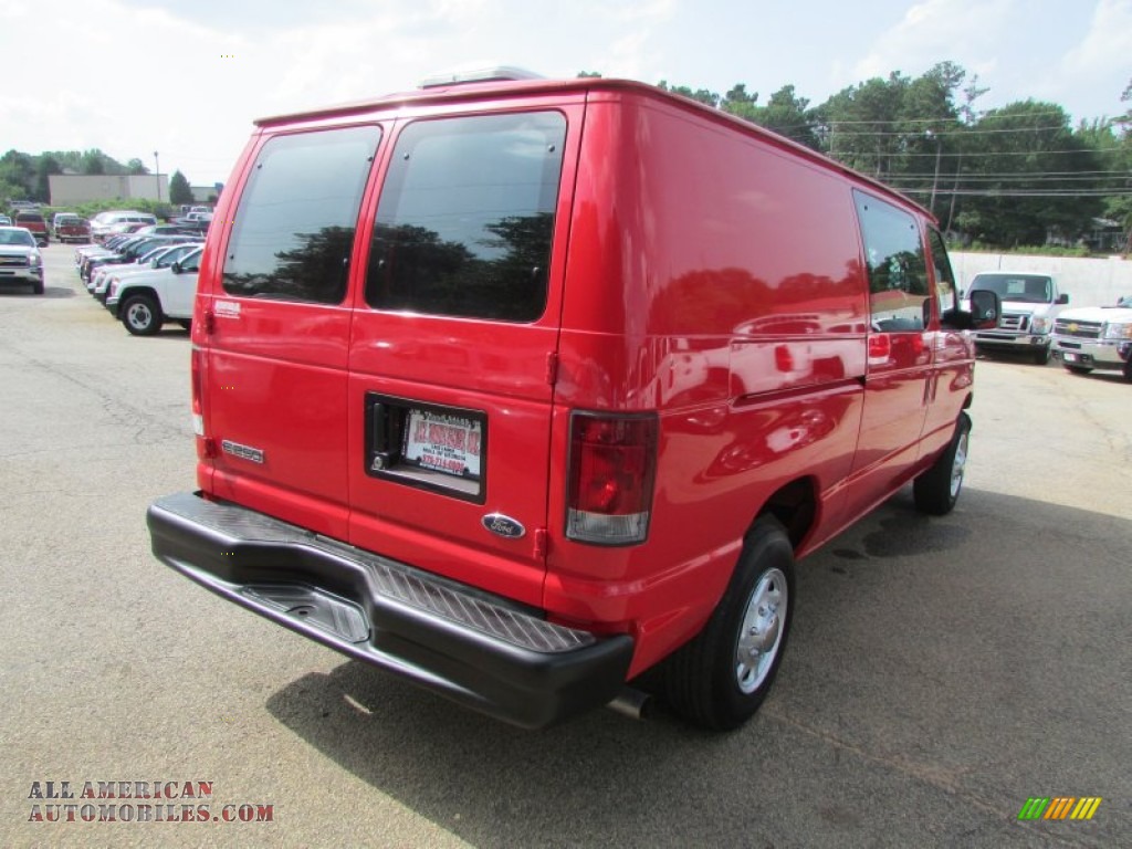 2006 E Series Van E250 Commercial - Vermillion Red / Medium Flint Grey photo #10