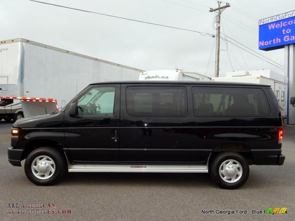 2011 E Series Van E350 XL Passenger - Black / Medium Flint photo #2