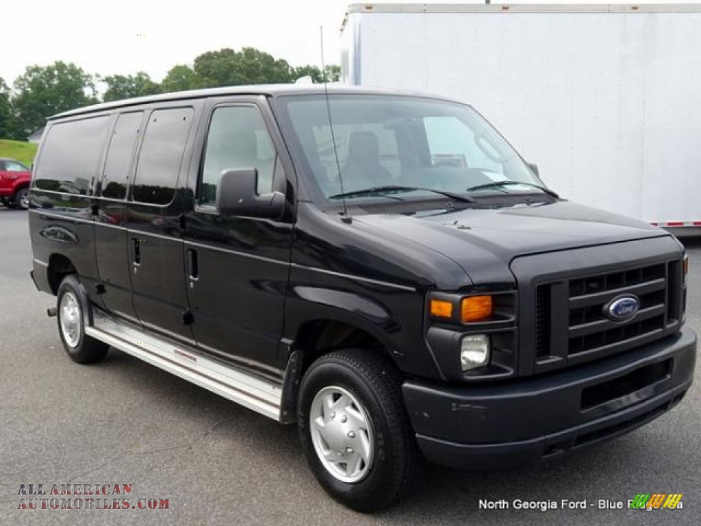 2011 E Series Van E350 XL Passenger - Black / Medium Flint photo #7