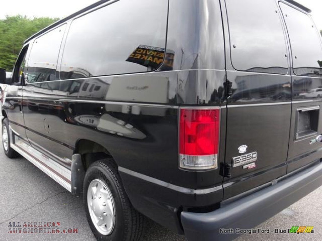 2011 E Series Van E350 XL Passenger - Black / Medium Flint photo #29