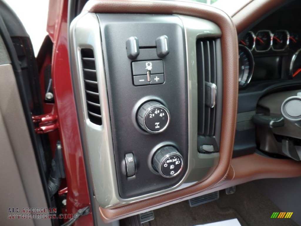 2015 Silverado 2500HD High Country Crew Cab 4x4 - Deep Ruby Metallic / High Country Saddle photo #43