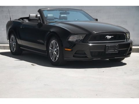 Black 2014 Ford Mustang V6 Premium Convertible