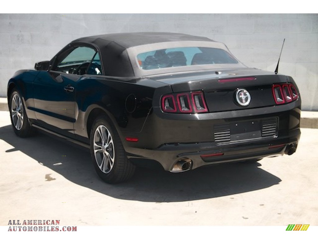 2014 Mustang V6 Premium Convertible - Black / Charcoal Black photo #2