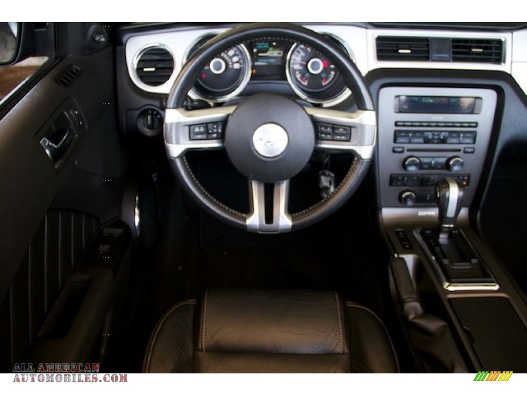 2014 Mustang V6 Premium Convertible - Black / Charcoal Black photo #5