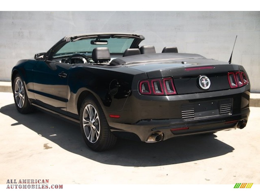 2014 Mustang V6 Premium Convertible - Black / Charcoal Black photo #11