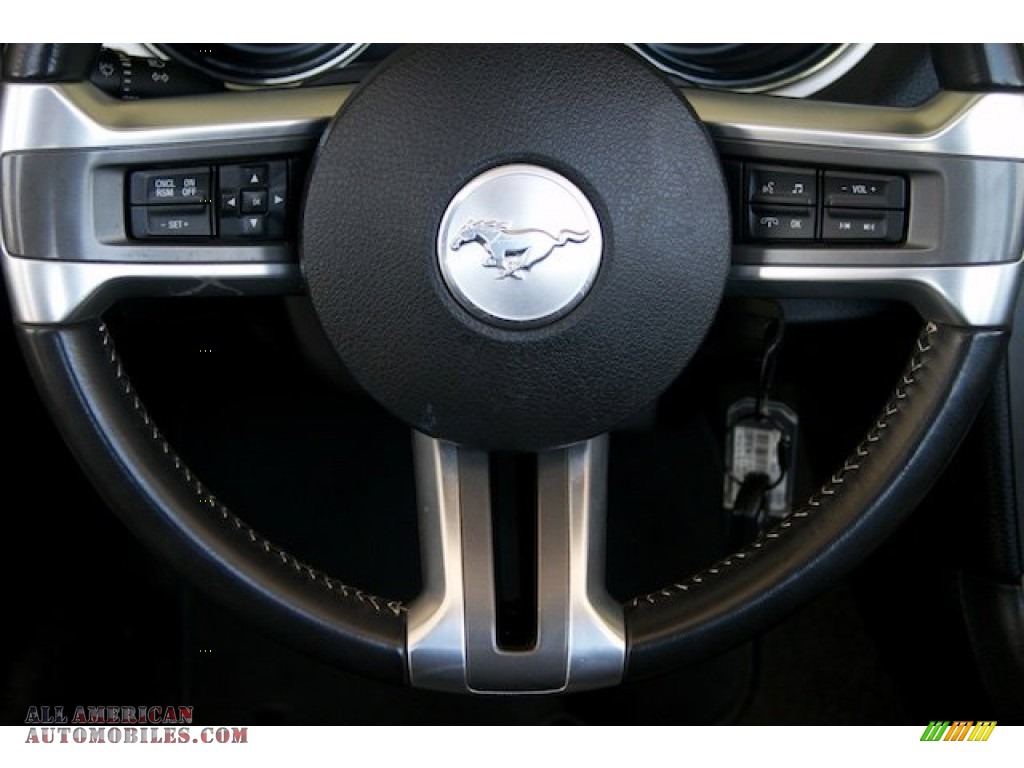 2014 Mustang V6 Premium Convertible - Black / Charcoal Black photo #14