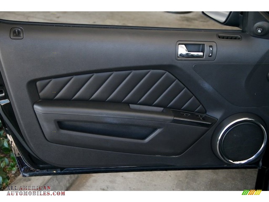 2014 Mustang V6 Premium Convertible - Black / Charcoal Black photo #22