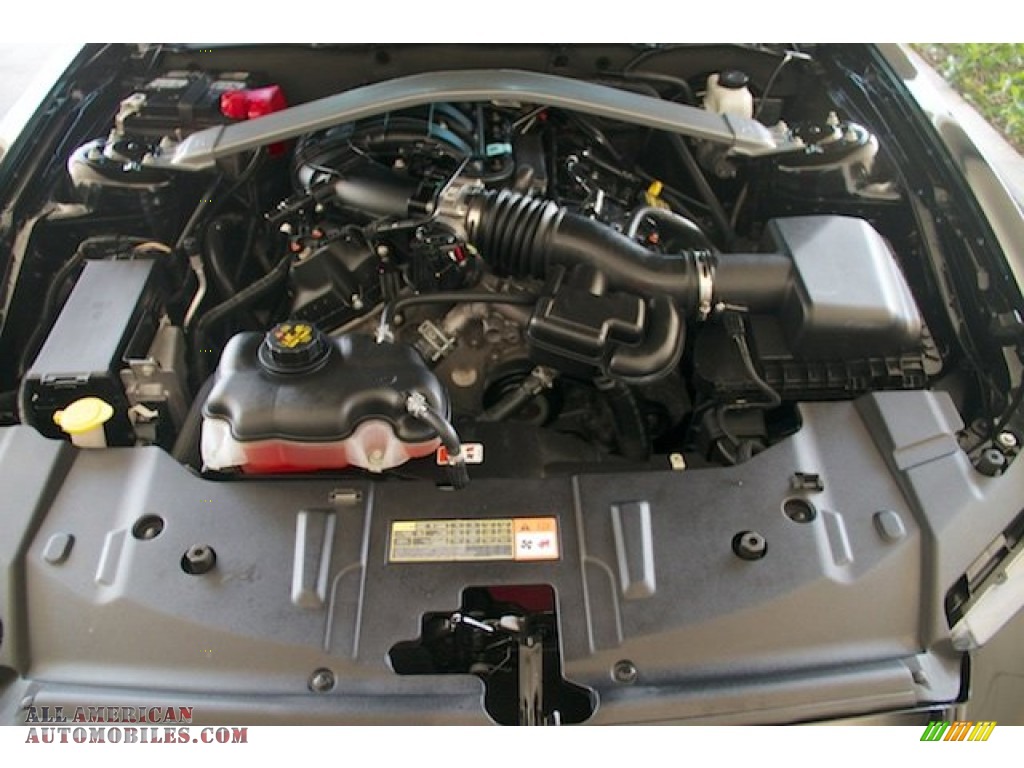 2014 Mustang V6 Premium Convertible - Black / Charcoal Black photo #24
