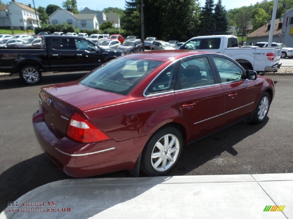 2006 Five Hundred Limited AWD - Redfire Metallic / Black photo #5