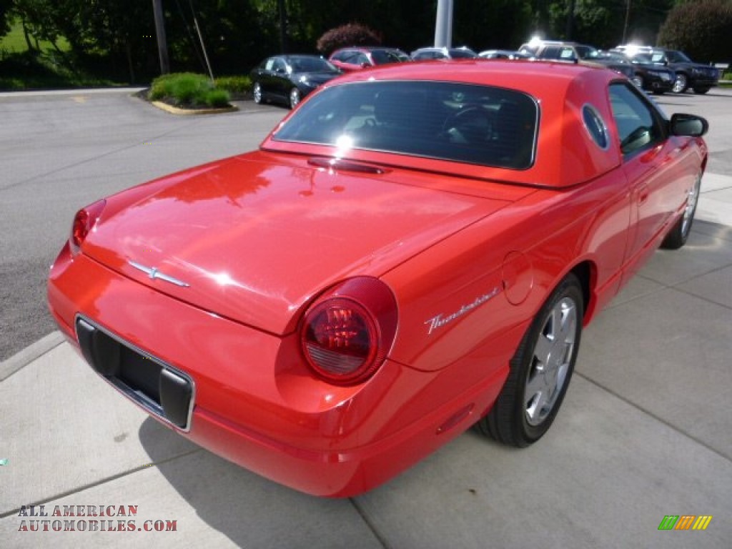 2003 Thunderbird Premium Roadster - Torch Red / Black Ink/Torch Red photo #5