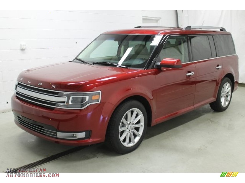 2014 Flex Limited AWD - Ruby Red / Dune photo #3