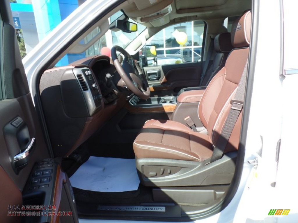 2015 Silverado 3500HD High Country Crew Cab Dual Rear Wheel 4x4 - Summit White / High Country Saddle photo #20