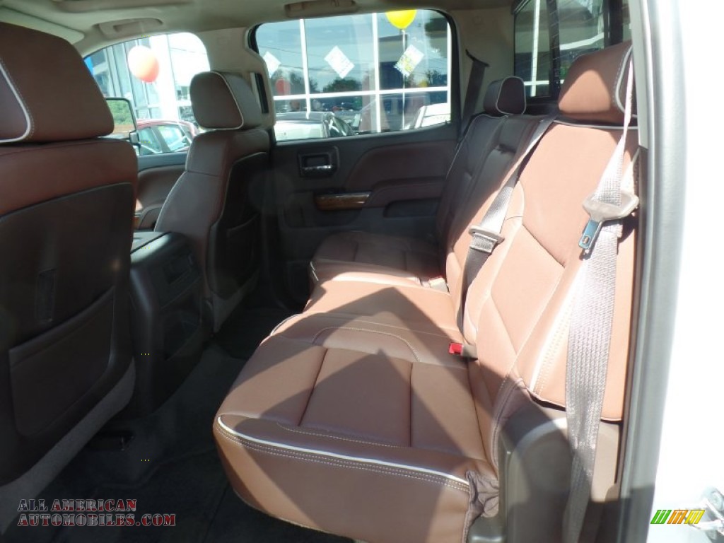 2015 Silverado 3500HD High Country Crew Cab Dual Rear Wheel 4x4 - Summit White / High Country Saddle photo #57