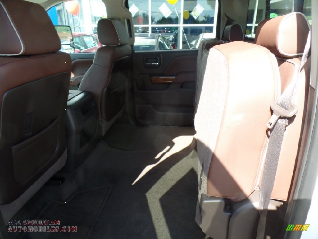 2015 Silverado 3500HD High Country Crew Cab Dual Rear Wheel 4x4 - Summit White / High Country Saddle photo #60