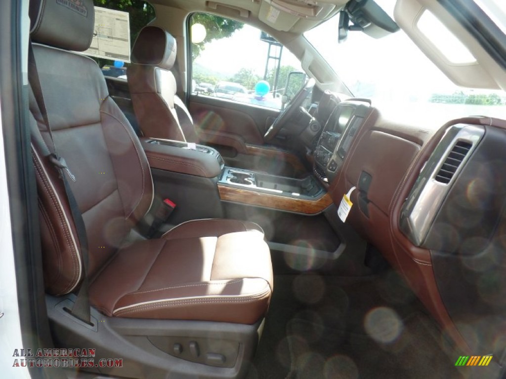 2015 Silverado 3500HD High Country Crew Cab Dual Rear Wheel 4x4 - Summit White / High Country Saddle photo #71