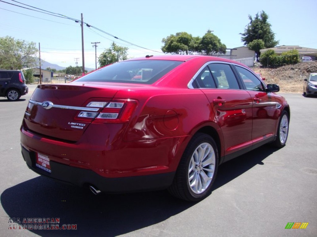 2014 Taurus Limited - Ruby Red / Charcoal Black photo #7