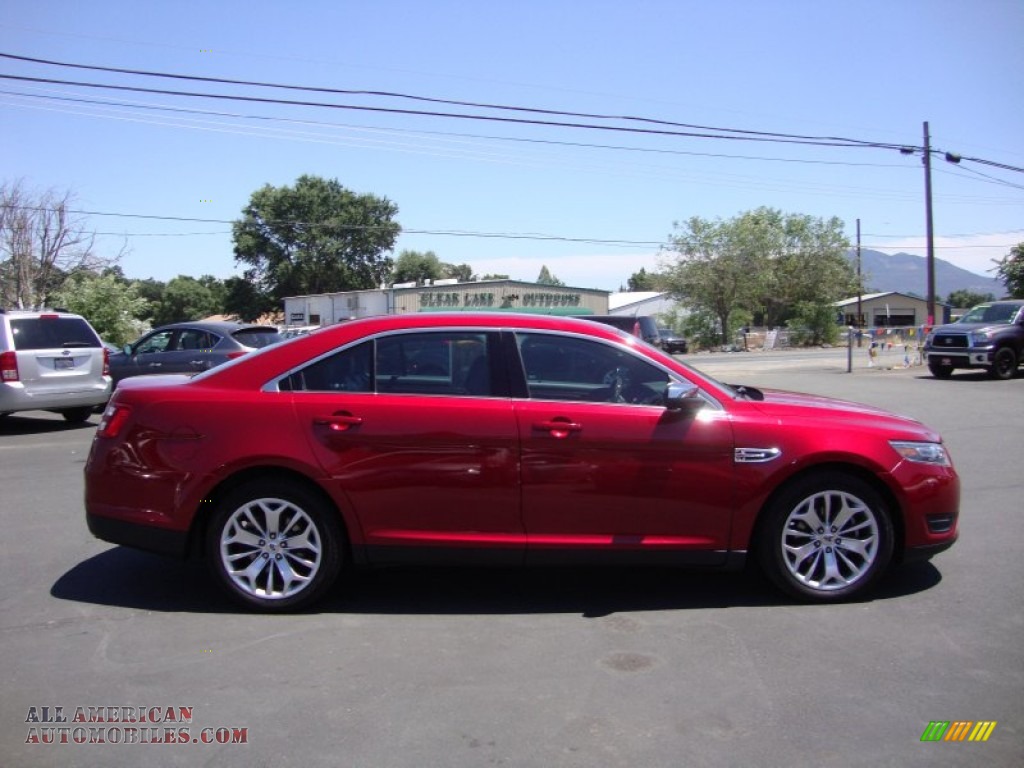 2014 Taurus Limited - Ruby Red / Charcoal Black photo #8