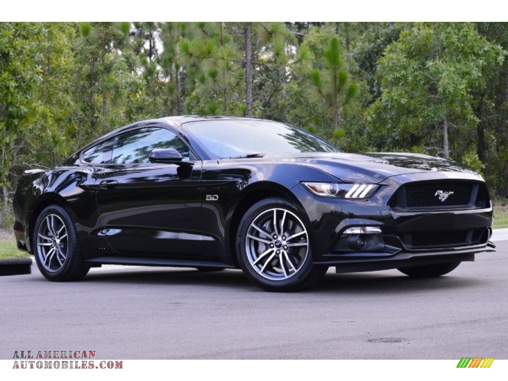 2015 Mustang GT Coupe - Black / Ceramic photo #2