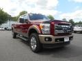 Ford F350 Super Duty King Ranch Crew Cab 4x4 Vermillion Red photo #1