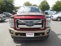 Ford F350 Super Duty King Ranch Crew Cab 4x4 Vermillion Red photo #2
