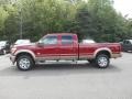Ford F350 Super Duty King Ranch Crew Cab 4x4 Vermillion Red photo #4