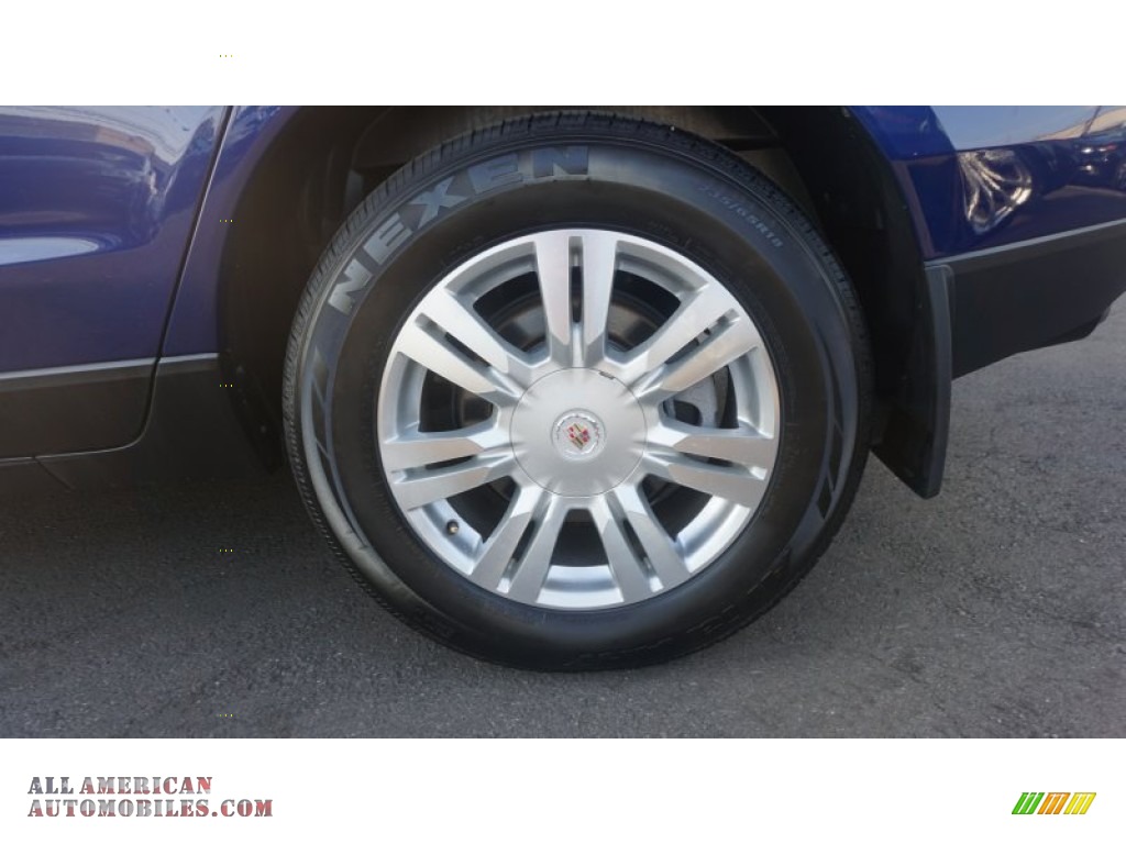 2012 SRX Luxury AWD - Xenon Blue Metallic / Ebony/Ebony photo #21