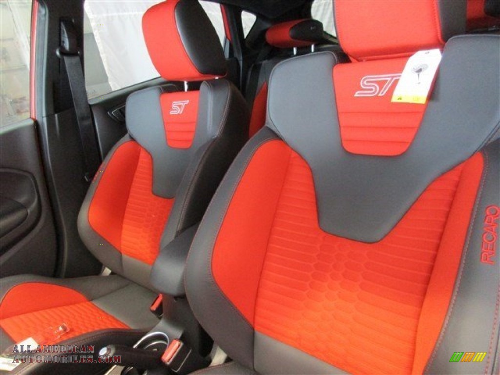 2015 Fiesta ST Hatchback - Molten Orange / ST Recaro Molten Orange photo #9