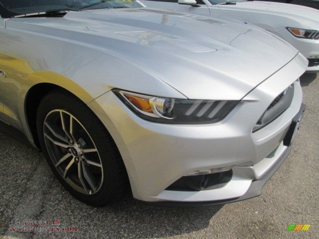 2015 Mustang GT Coupe - Ingot Silver Metallic / Ebony photo #3
