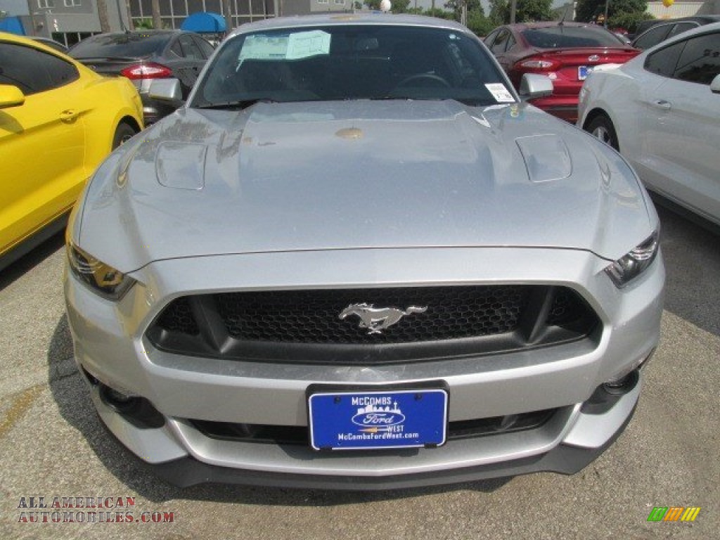 2015 Mustang GT Coupe - Ingot Silver Metallic / Ebony photo #7