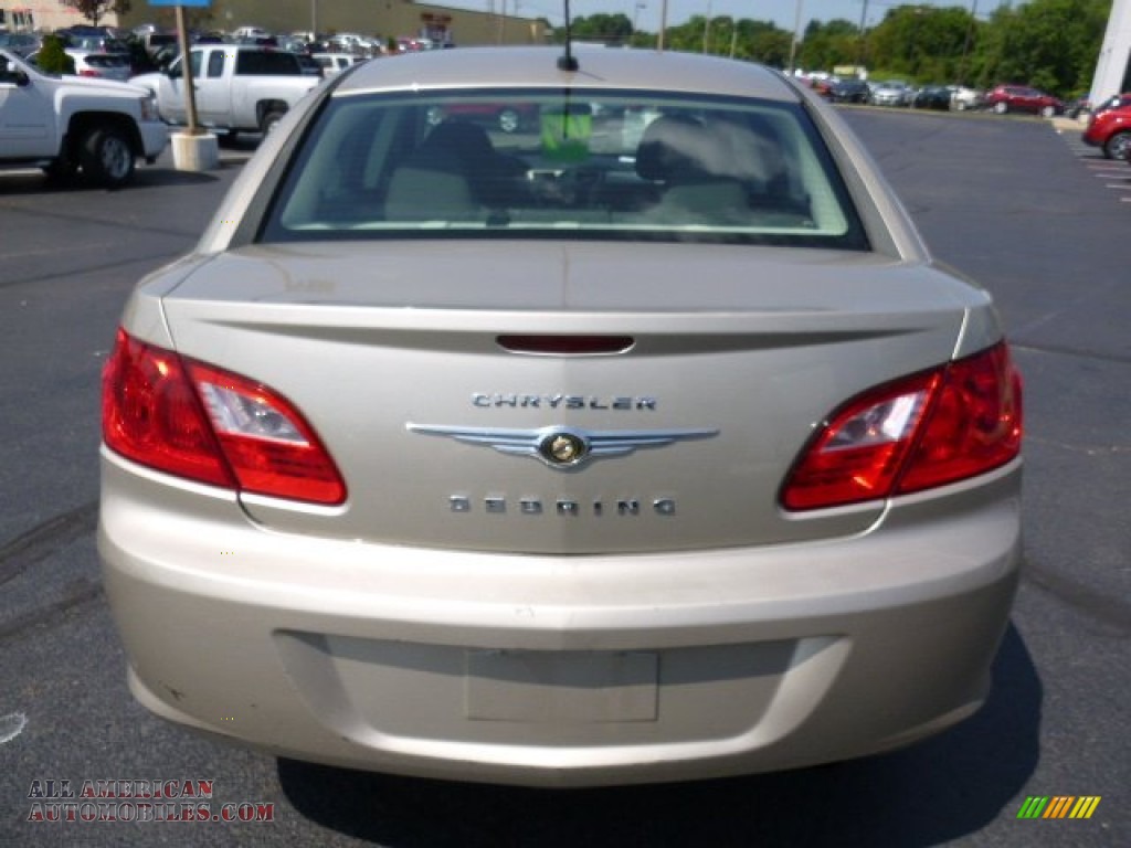 2009 Sebring LX Sedan - Light Sandstone Metallic / Dark Slate Gray photo #4