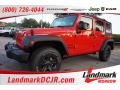 Jeep Wrangler Unlimited Sport 4x4 Firecracker Red photo #1