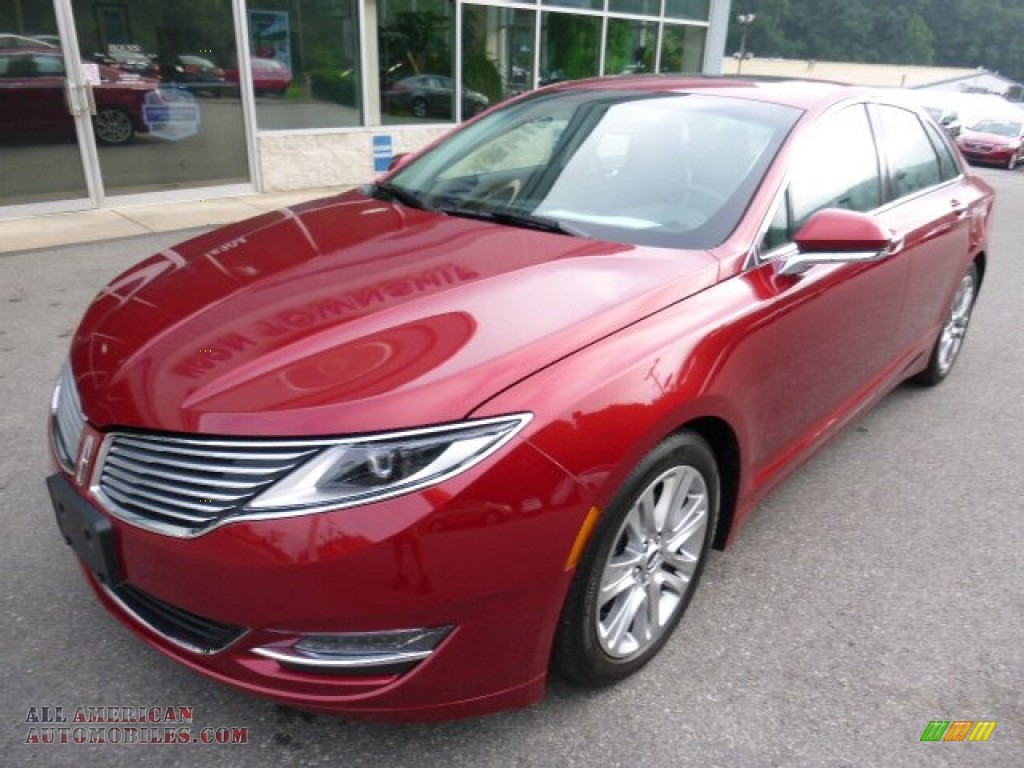 2013 MKZ 2.0L EcoBoost FWD - Ruby Red / Charcoal Black photo #9
