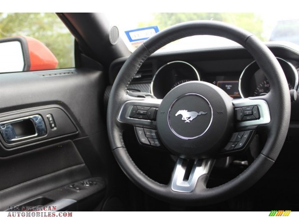 2015 Mustang V6 Coupe - Competition Orange / Ebony photo #27