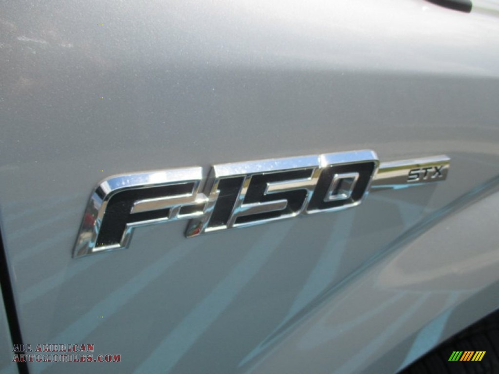 2013 F150 STX SuperCab 4x4 - Ingot Silver Metallic / Steel Gray photo #14